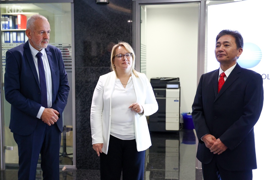 Ambassador Massami, Branka Domazet i Mirza Merzić (Foto: I. L./Klix.ba)