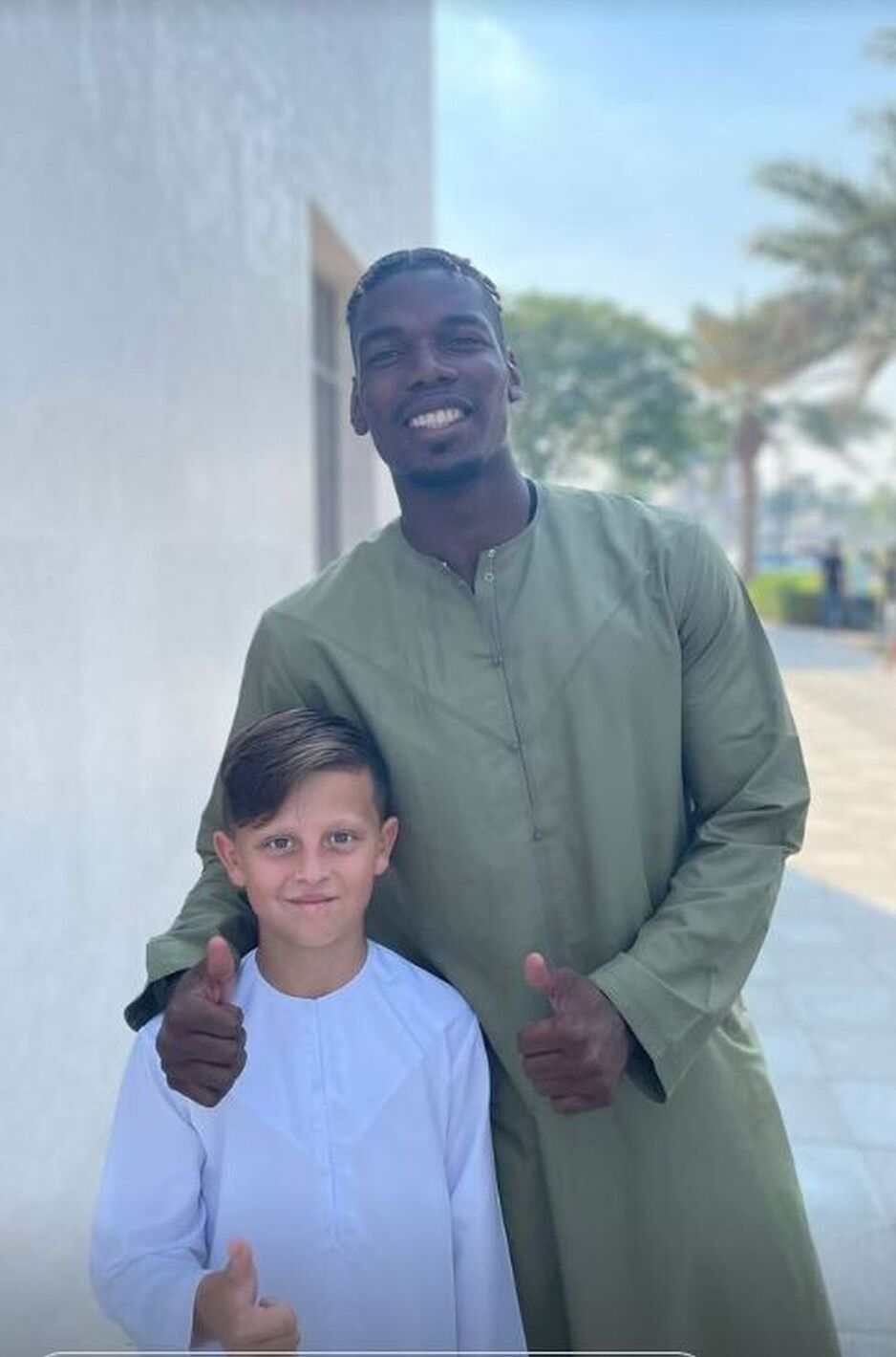 Paul Pogba sa Edinom Pjanićem (Foto: Instagram)