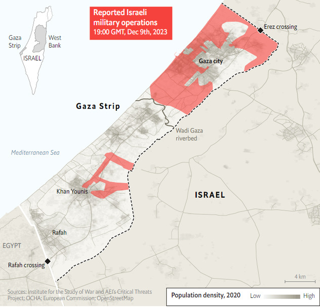 Mapa: Institute for the Study of War