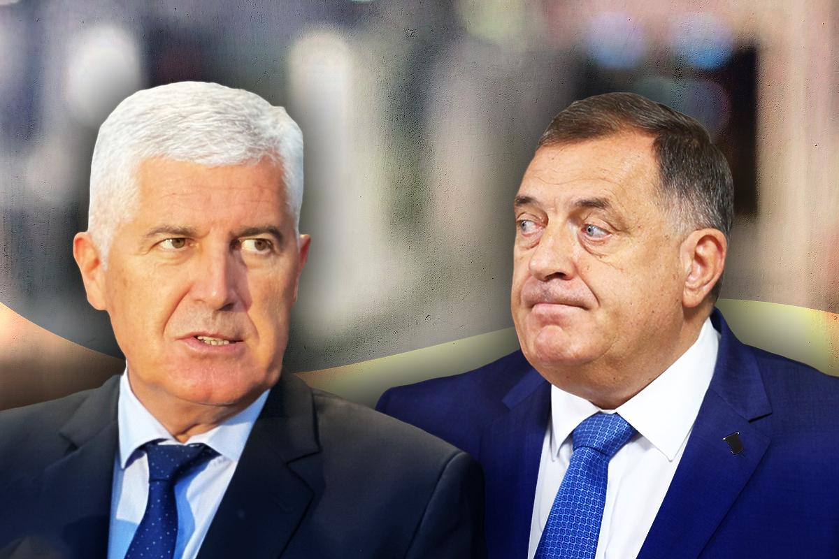 Dragan Čović i Milorad Dodik (Ilustracija: A. L./Klix.ba)