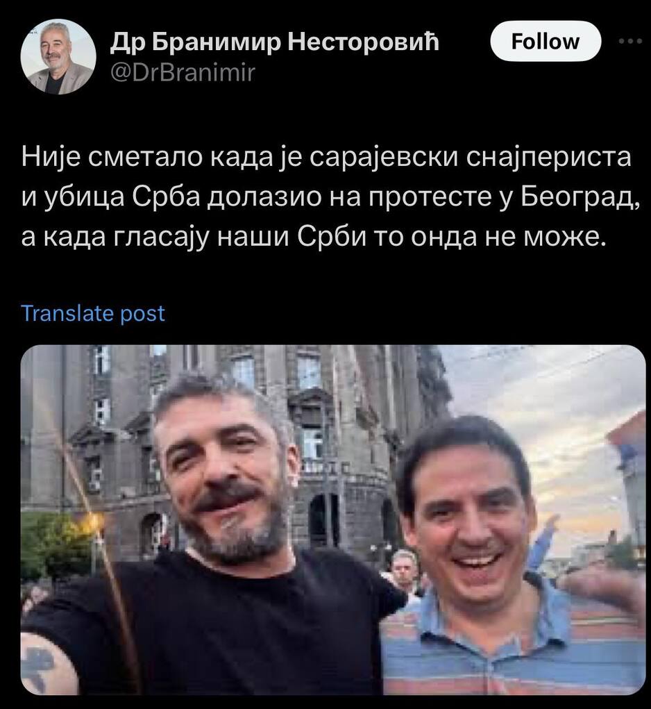 Screenshot: Twitter/drbranimir