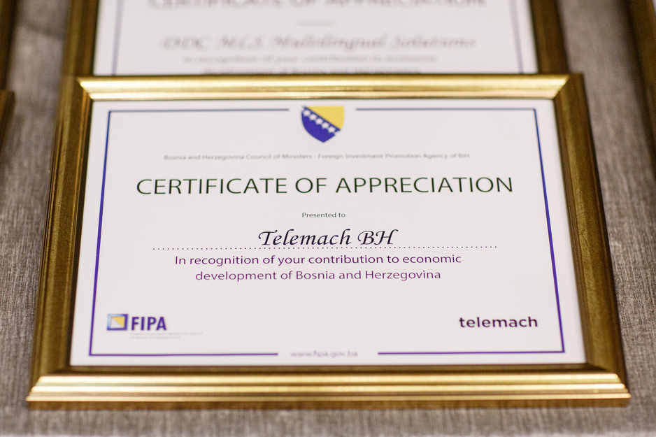 Telemach BH dobio značajno priznanje