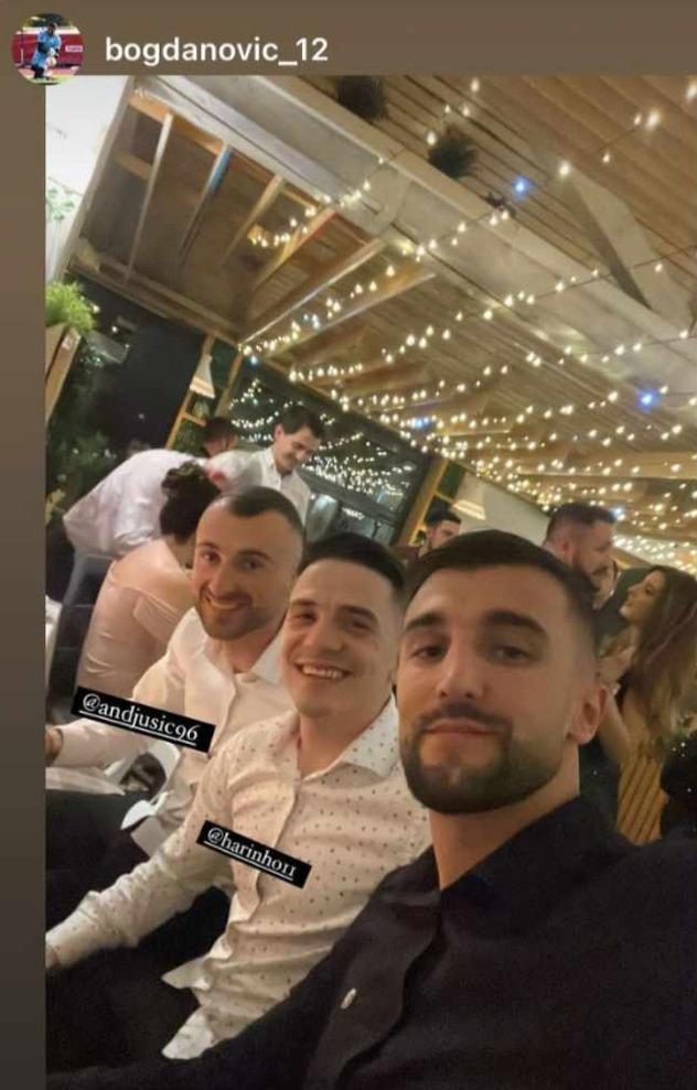 Nemanja Anđušić, Haris Ovčina i Slaviša Bogdanović (Foto: Instagram)