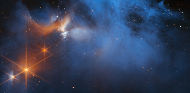 Kameleon 1 - molekularni oblak udaljen 630 svjetlosnih godina od Zemlje (Foto: NASA/ESA/CSA)