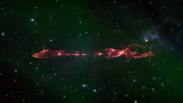 HH212 - Beba-zvijezda, stara ne više od 50.000 godina (Foto: NASA/ESA/CSA)