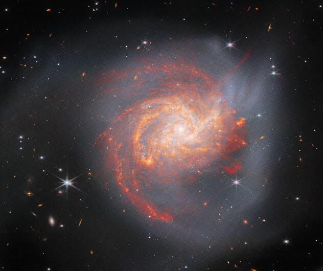 NGC 3256 - Sudar dvije galaksije koji se dogodio prije 500 miliona godina (Foto: NASA/ESA/CSA)