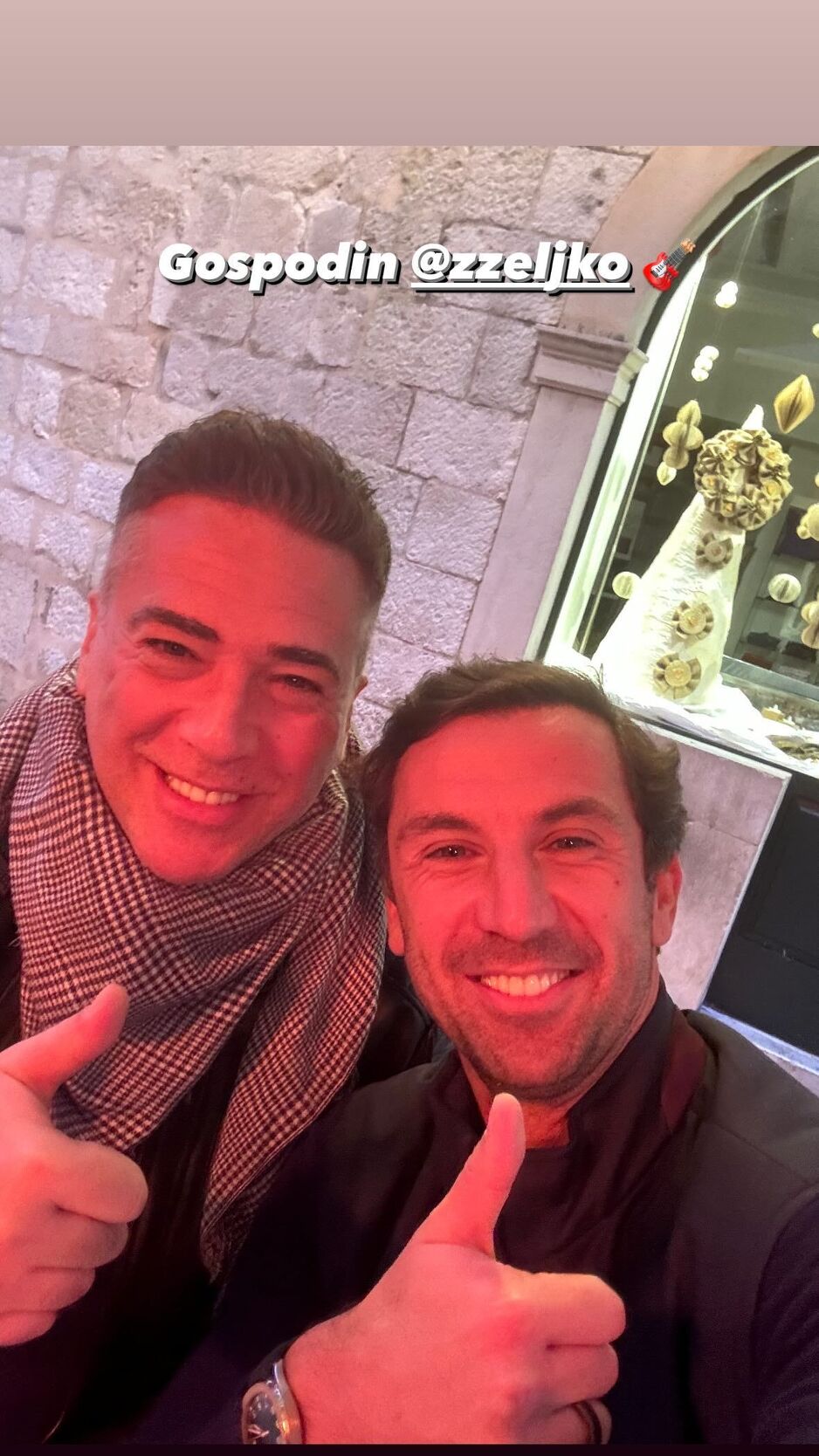 Željko Joksimović i Darijo Srna (Foto: Instagram)