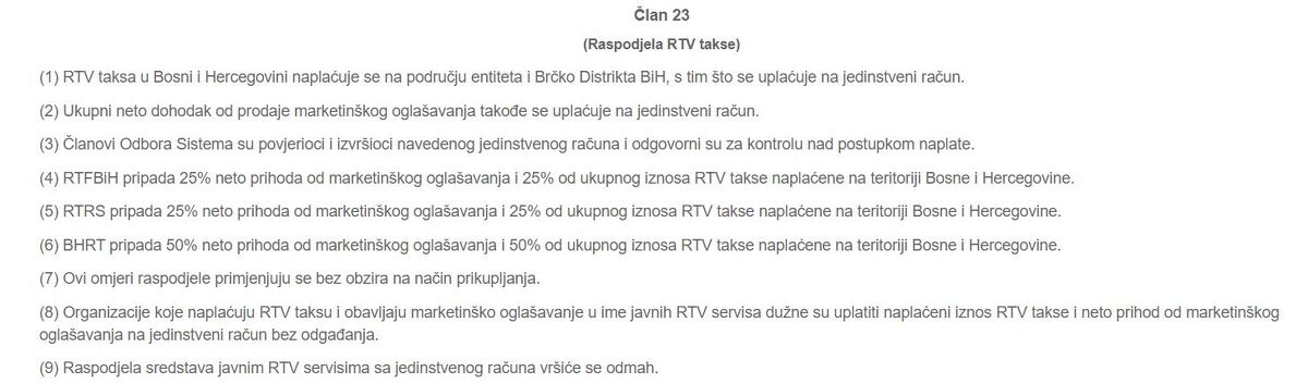 Zakon o javnom radio-televizijskom sistemu BiH