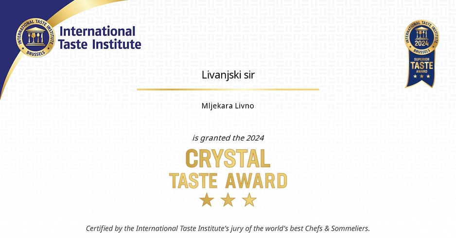 Crystal Taste Award