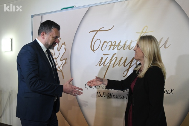 Elmedin Konaković i Željka Cvijanović (Foto: D. S./Klix.ba)