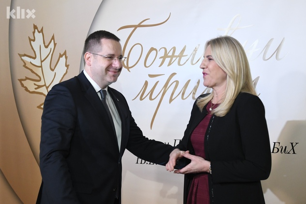 Radovan Kovačević prisustvuje prijemu kod Cvijanović (Foto: D. S./Klix.ba)