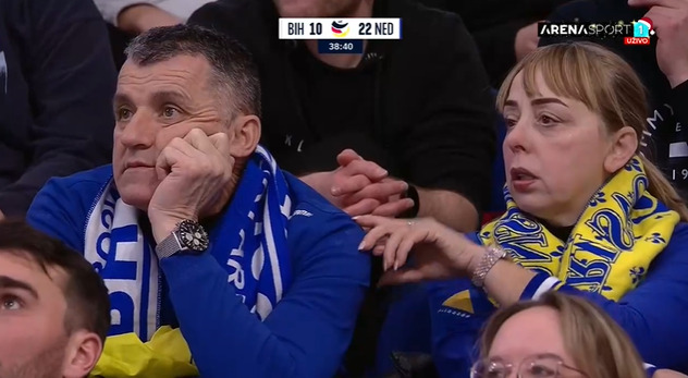 Nezadovoljstvo naših navijača (Foto: Screenshot/Arena Sport)