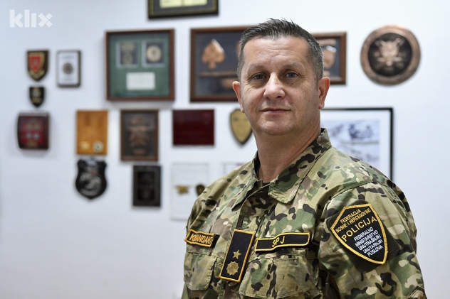 Mustafa Selmanović, komandant Specijalne jedinice FUP-a (Foto: D. S./Klix.ba)