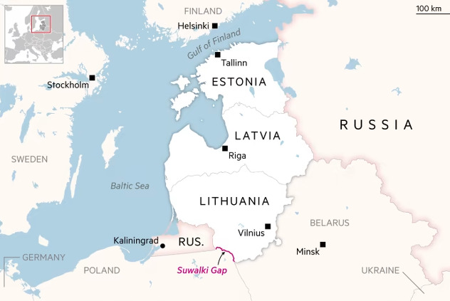 Zemlje Baltika su de facto izolovane od ostatka NATO svijeta