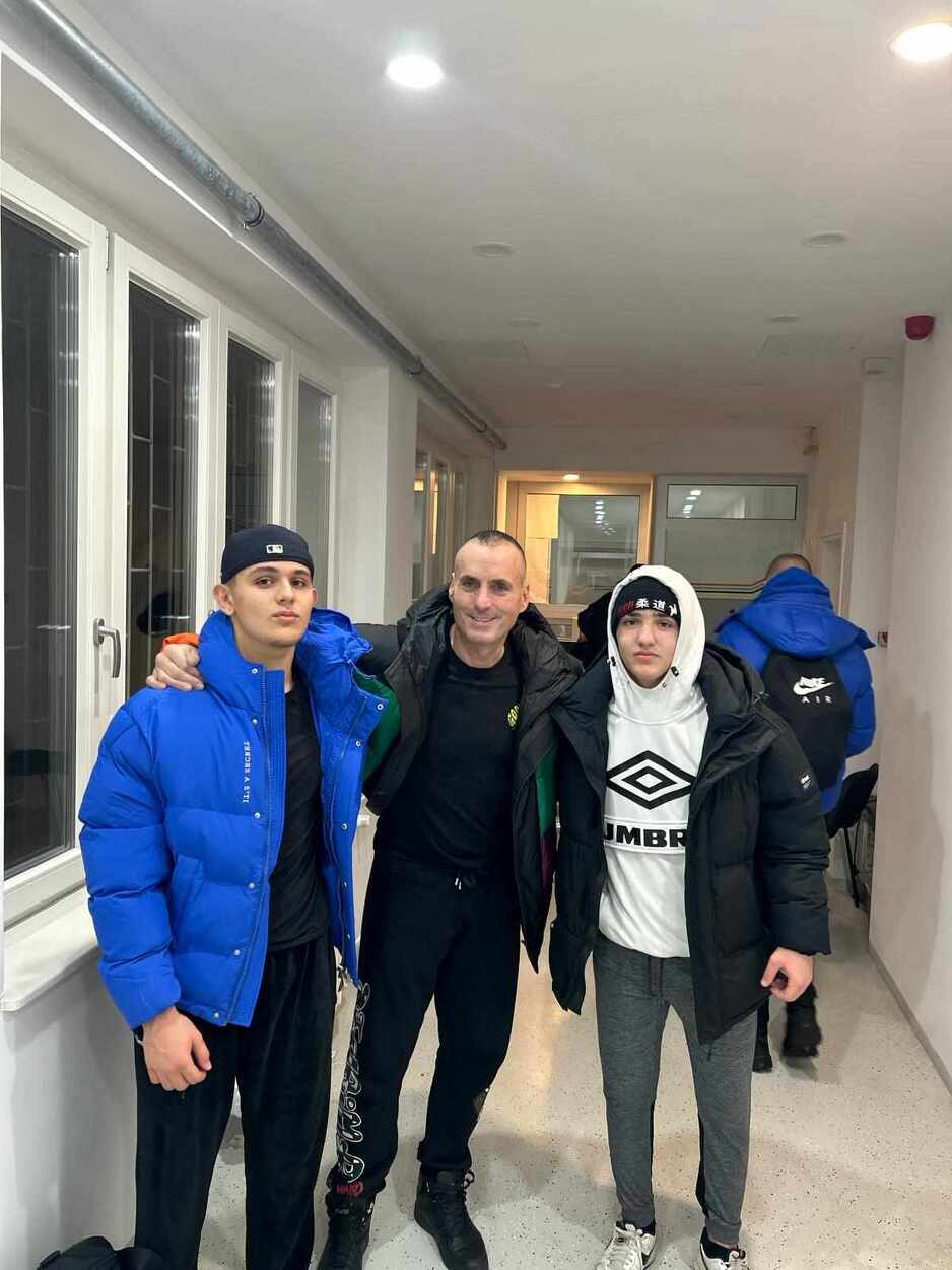 Leon Stojnić (lijevo), Stefan Leko (u sredini) i Ramiz Pašić (desno)