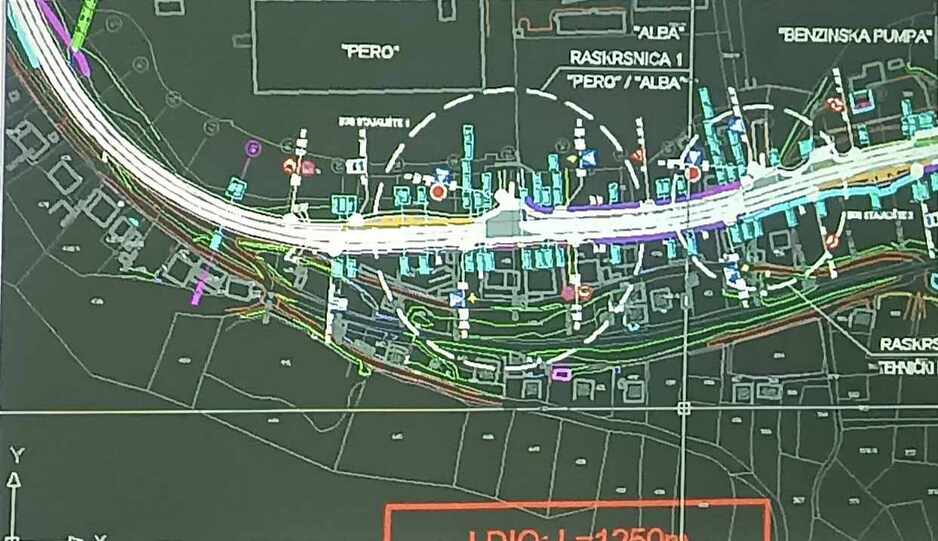 Projekt prvog LOT-a vangradske dionice GGM-a (Foto: Klix.ba)