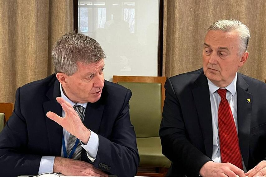 Guy Ryder i Zlatko Lagumdžija (Foto: Misija BiH u UN-u)