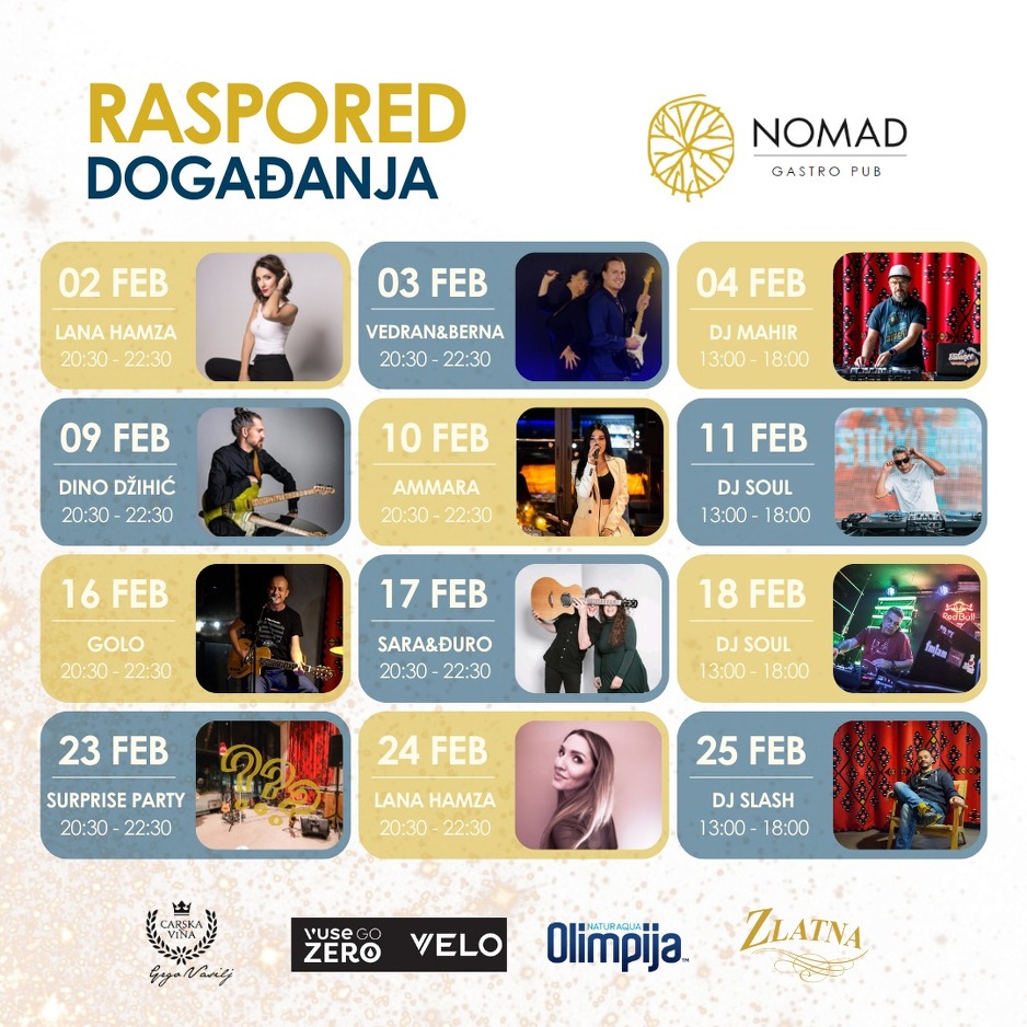 Program dešavanja u februaru