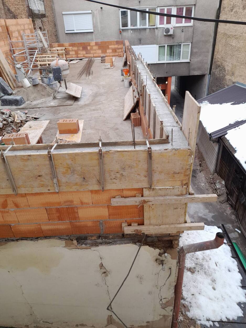 Fotografija koju je zabilježila sagovornica A.K. tokom izvođenja radova (Foto: V. D./Klix.ba)