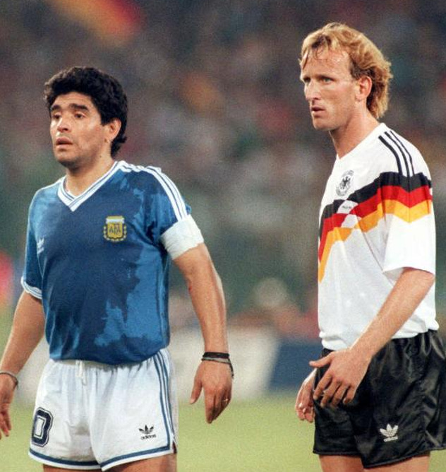 Diego Maradona i Andreas Brehme