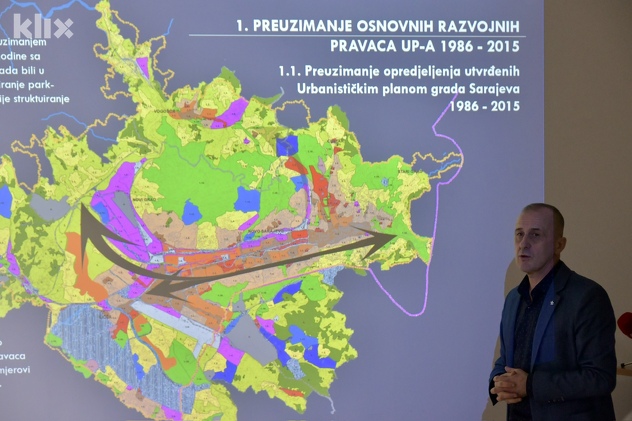 Jenčiragić predstavio nacrt urbanističkog plana KS (Foto: I. Š./Klix.ba)