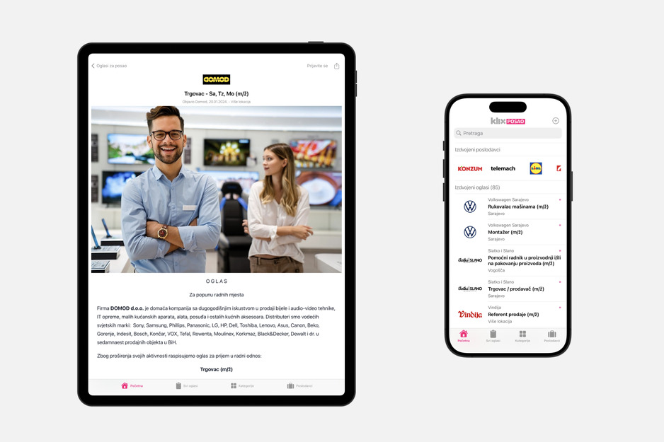 Aplikacija za iPhone i iPad