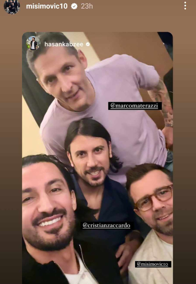 Misimović u društvu Zaccarda i Materazzija