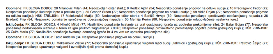 Zapisnik delegata Radike Marića (Foto: Comet(/NS BiH)