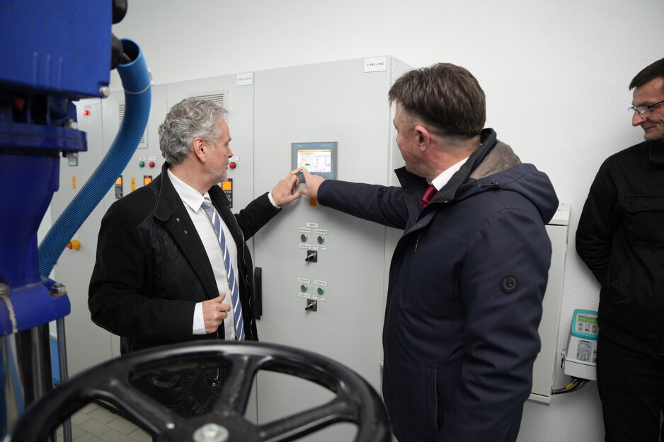 Sattler i Dervišagić pustili u rad novi vodovodni sistem Gradačca (Foto: Delegacija EU u BiH)