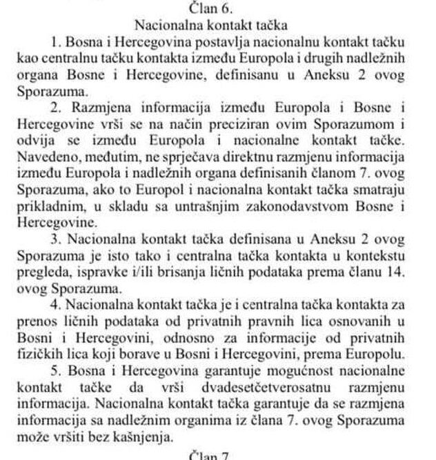 Član 6. stav 2 Sporazuma