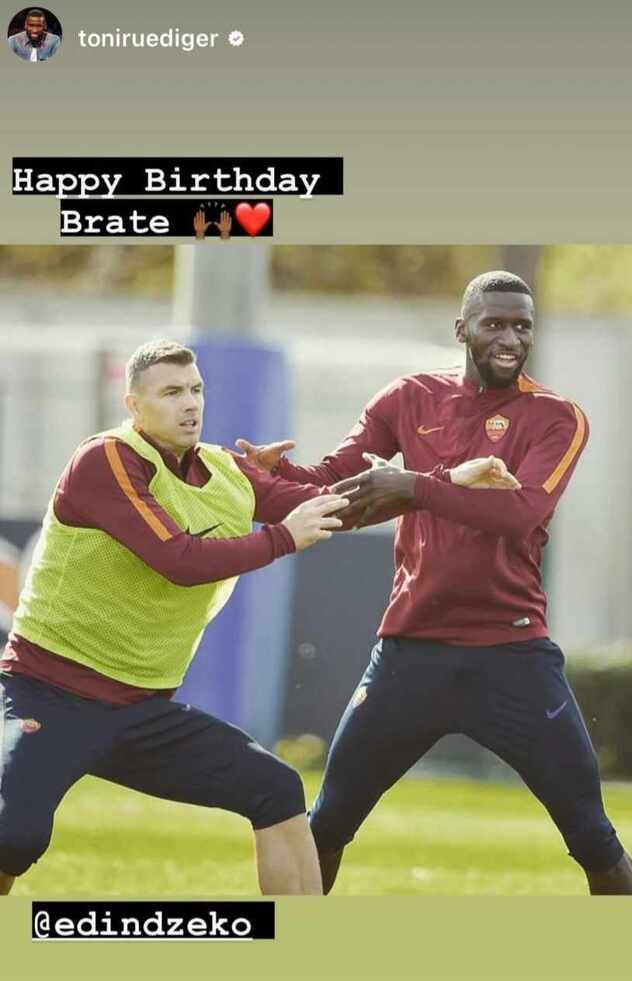 Rudiger čestitao rođendan Džeki