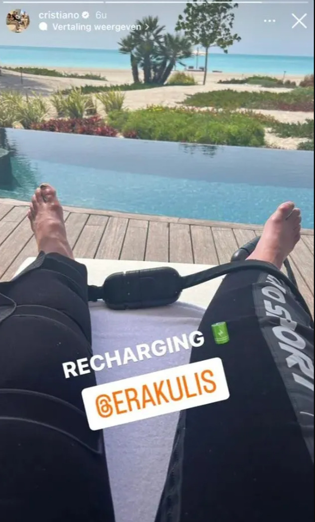 Objava Ronalda na Instagramu