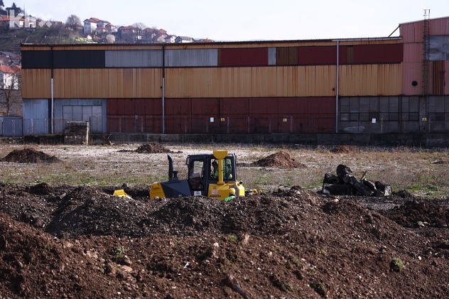Gradilište Lidlove trgovine u sarajevskom naselju Alipašino Polje (Foto: I. L./Klix.ba)