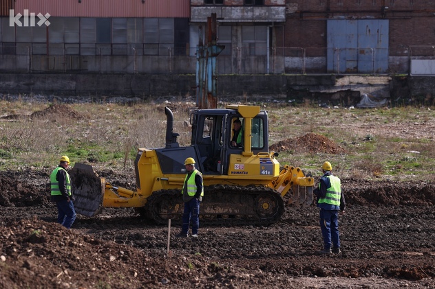 Gradilište Lidlove trgovine u sarajevskom naselju Alipašino Polje (Foto: I. L./Klix.ba)