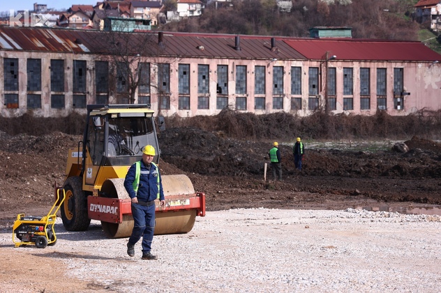 Gradilište Lidlove trgovine u sarajevskom naselju Alipašino Polje (Foto: I. L./Klix.ba)