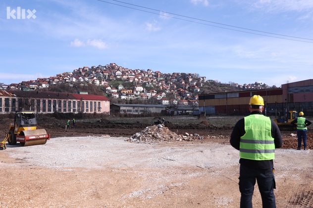 Gradilište Lidlove trgovine u sarajevskom naselju Alipašino Polje (Foto: I. L./Klix.ba)