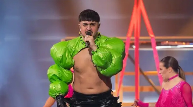 Faris utjelovio prošlogodišnjeg finskog predstavnika na Eurosongu (Foto: Nova TV)