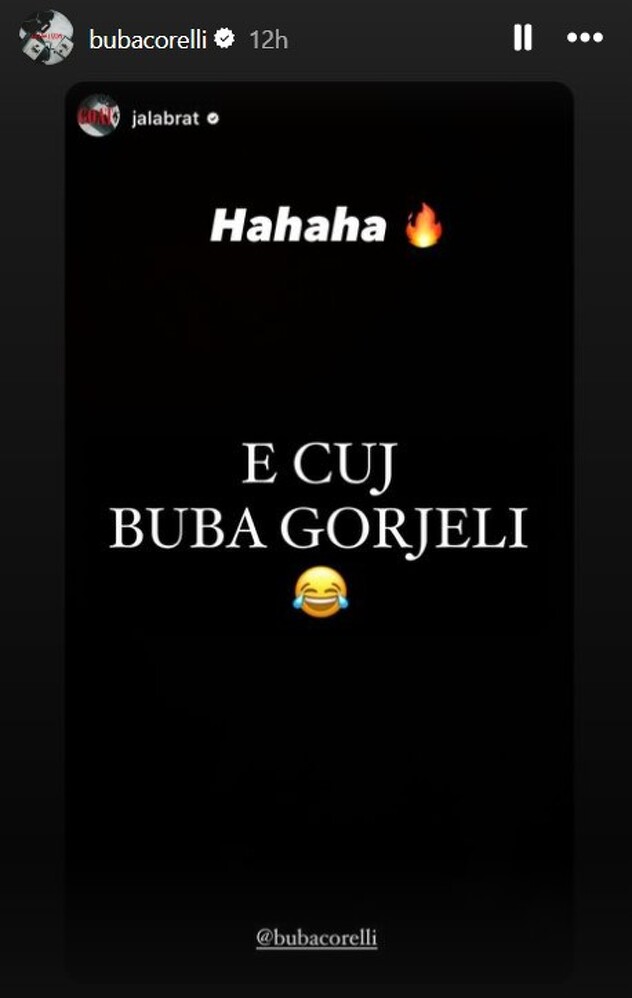 Screenshot: Instagram/bubacorelli