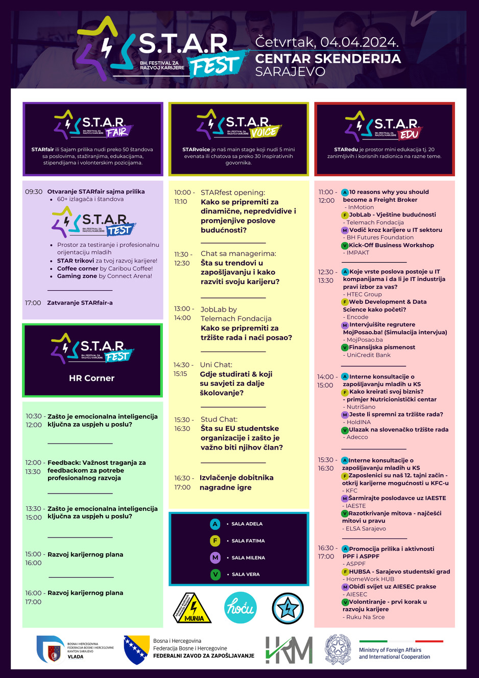 STARFest agenda