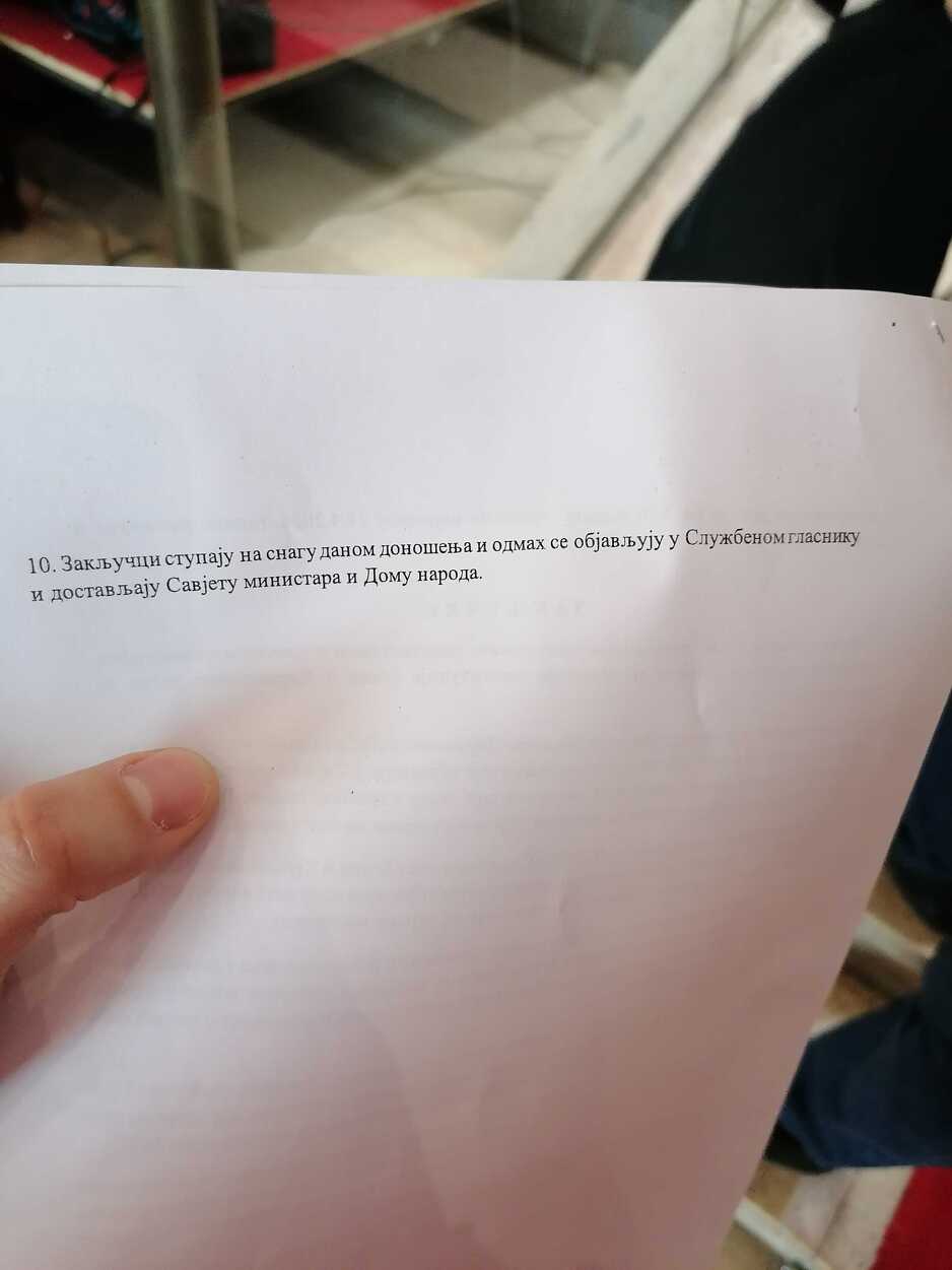 Prijedlog zaključaka