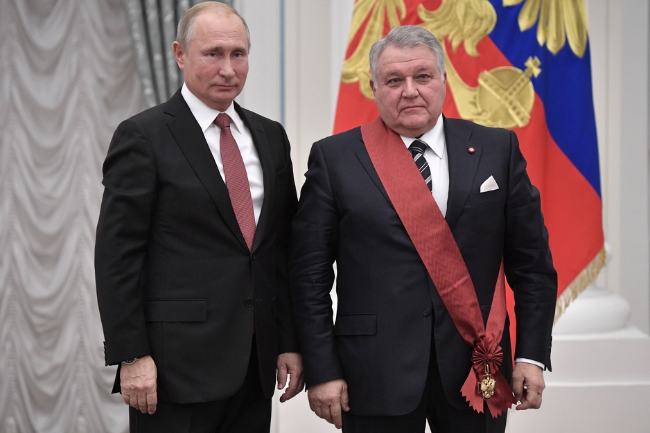 Vladimir Putin i Mihail Kovalčuk (Foto: EPA-EFE)