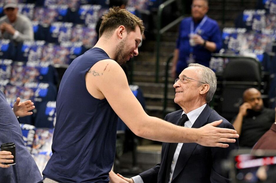 Florentino Perez i Luka Dončić (Foto: Twitter)