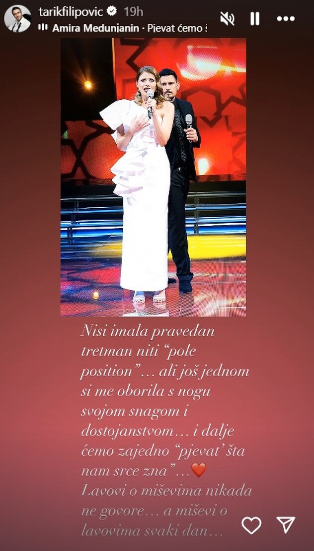 Screenshot: Instagram/tarikfilipovic