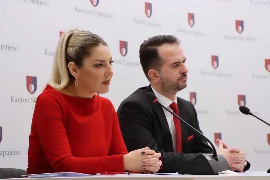 Ministri Adna Mesihović i Afan Kalamujić (Foto: Vlada KS)