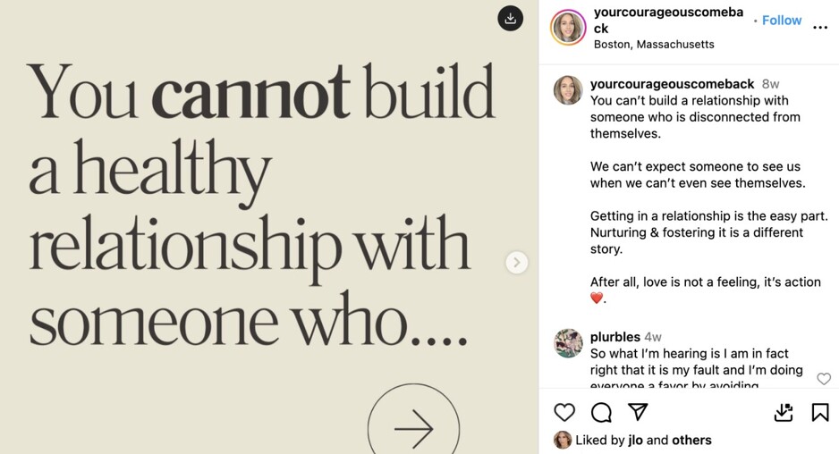 Screenshot: Instagram