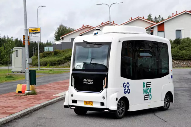 Minibus koji će saobraćati ulicama finskog grada Tampere (Foto: Helsingin Sanomat)