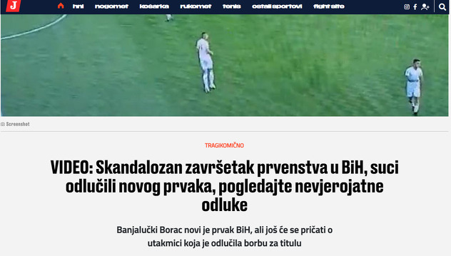 Jutarnji list piše o skandaloznim odlukama u Banjoj Luci (Foto: Screenshot)