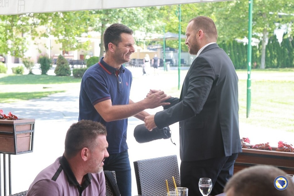 Emir Spahić i Vico Zeljković (Foto: NS BiH)