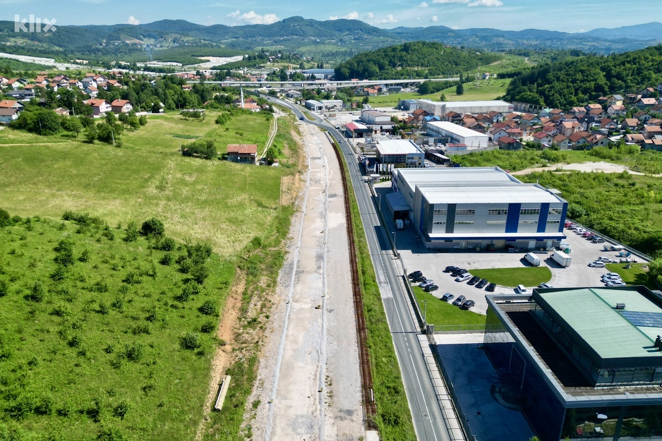 Dionica Sarajevske zaobilaznice kroz Vlakovo (Foto: D. S./Klix.ba)