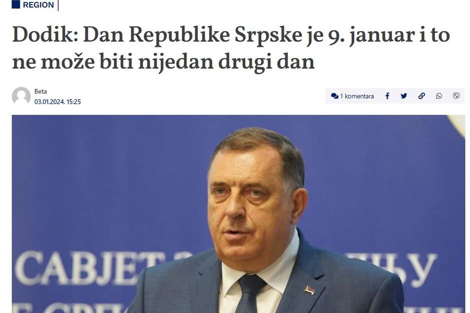 3. januar 2024. godine